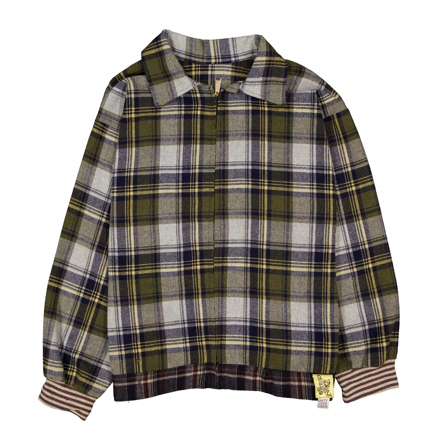 Plaid 90's Zip Jacket