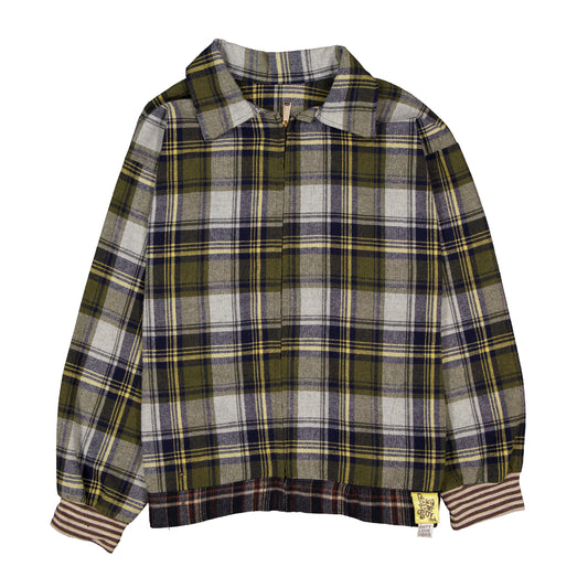 Plaid 90's Zip Jacket