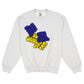 Peacework:  Varsity Chenille Patch Sweatshirt