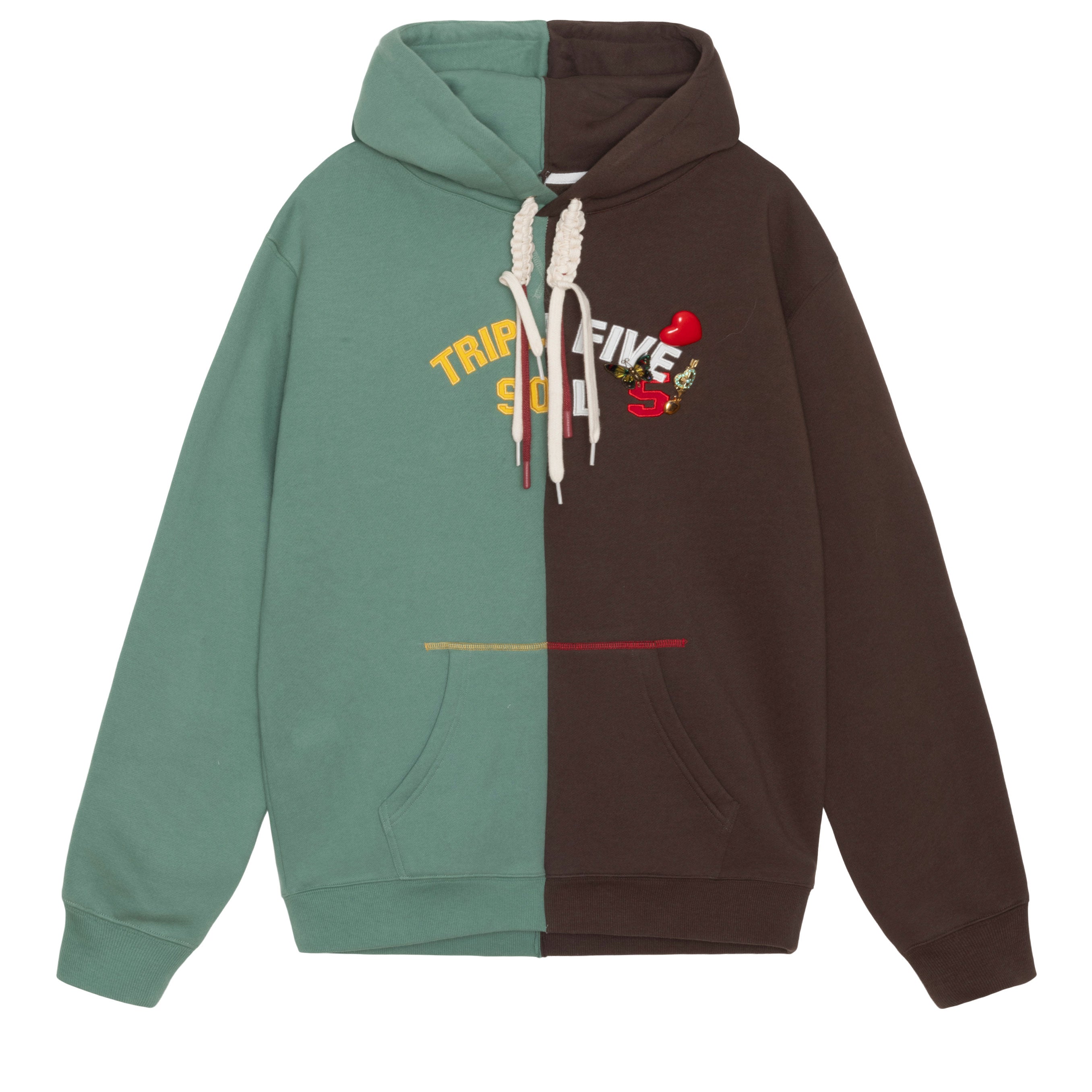 Peacework: Triple 5 Soul Hoodie-TMF235517__GRN